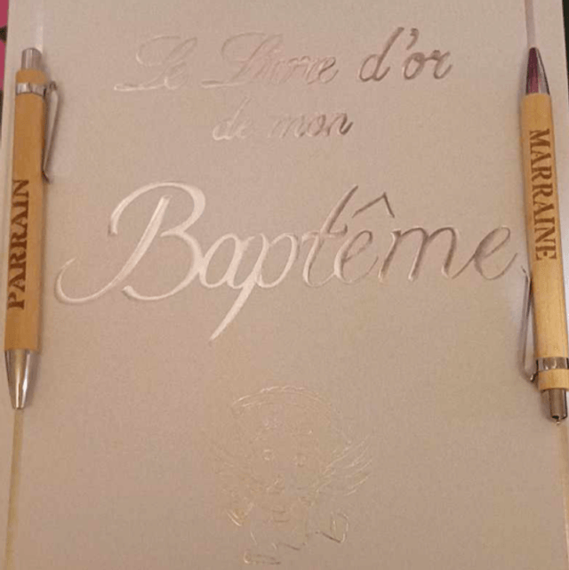 Stylo bambou gravé au laser